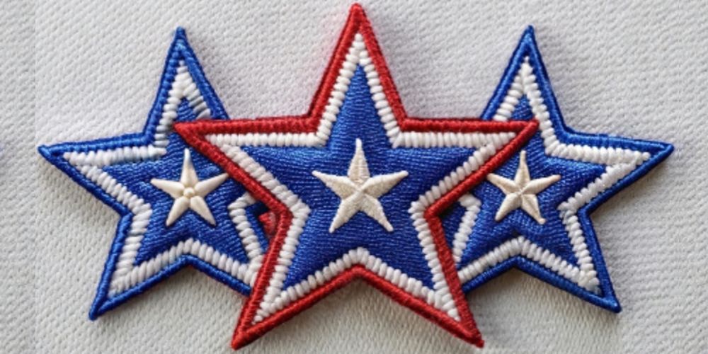 Star Shaped Iron On Patches - Xpress Patches