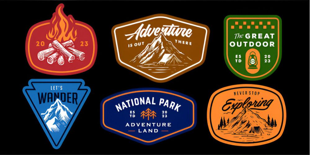 Vintage Adventure Iron-On Patches - Xpress Patches